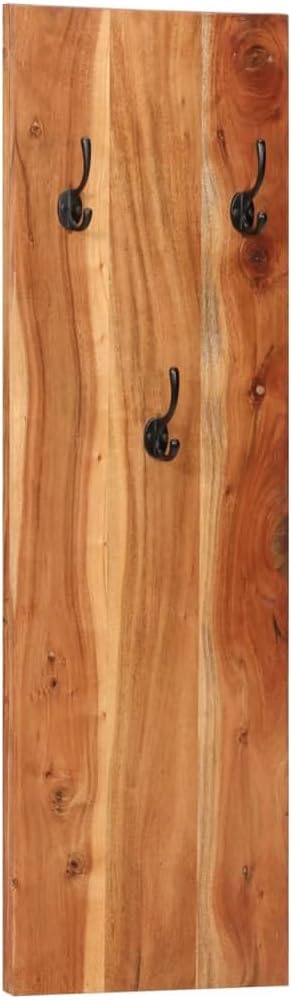 vidaXL 2x Massivholz Akazie Wandgarderobe Vintage-Stil Garderobenpaneel Garderobe Wandpaneel Flurgar