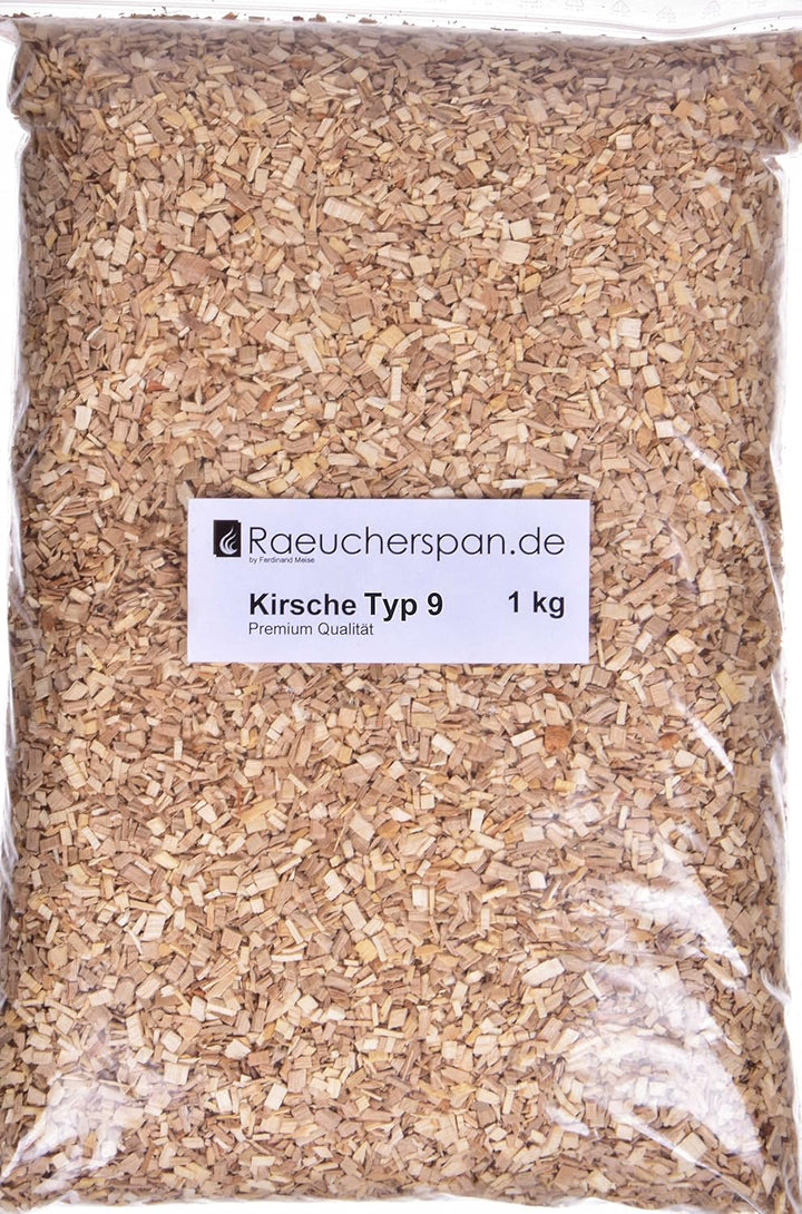Räucherspäne Räucherchips Apfel, Erle, Kirsche, Buche Typ 9 2-4mm ideal für Smoker Box Barbecue