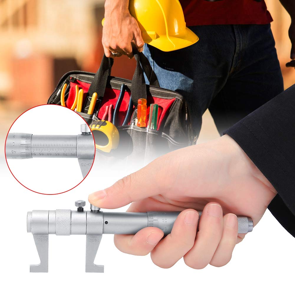 Okuyonic Innenmikrometer, 25-50mm/50-75mm Innendurchmesser Messwerkzeug Klare Laserbeschriftung Edel