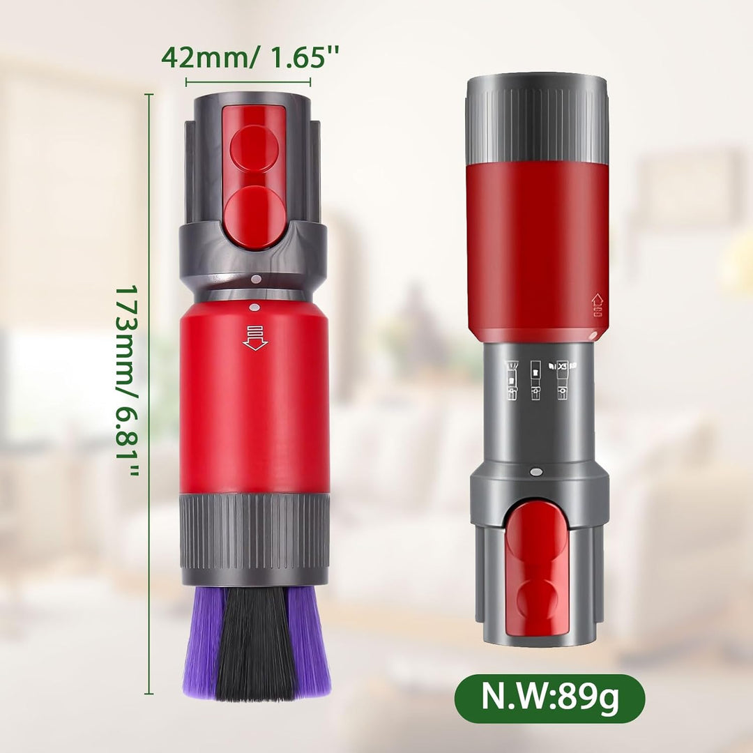 Kratzfreie Staubbürste für Dyson Outsize, V7, V8, V10, V11, V15 – Effektive Staubentfernung, Weiche