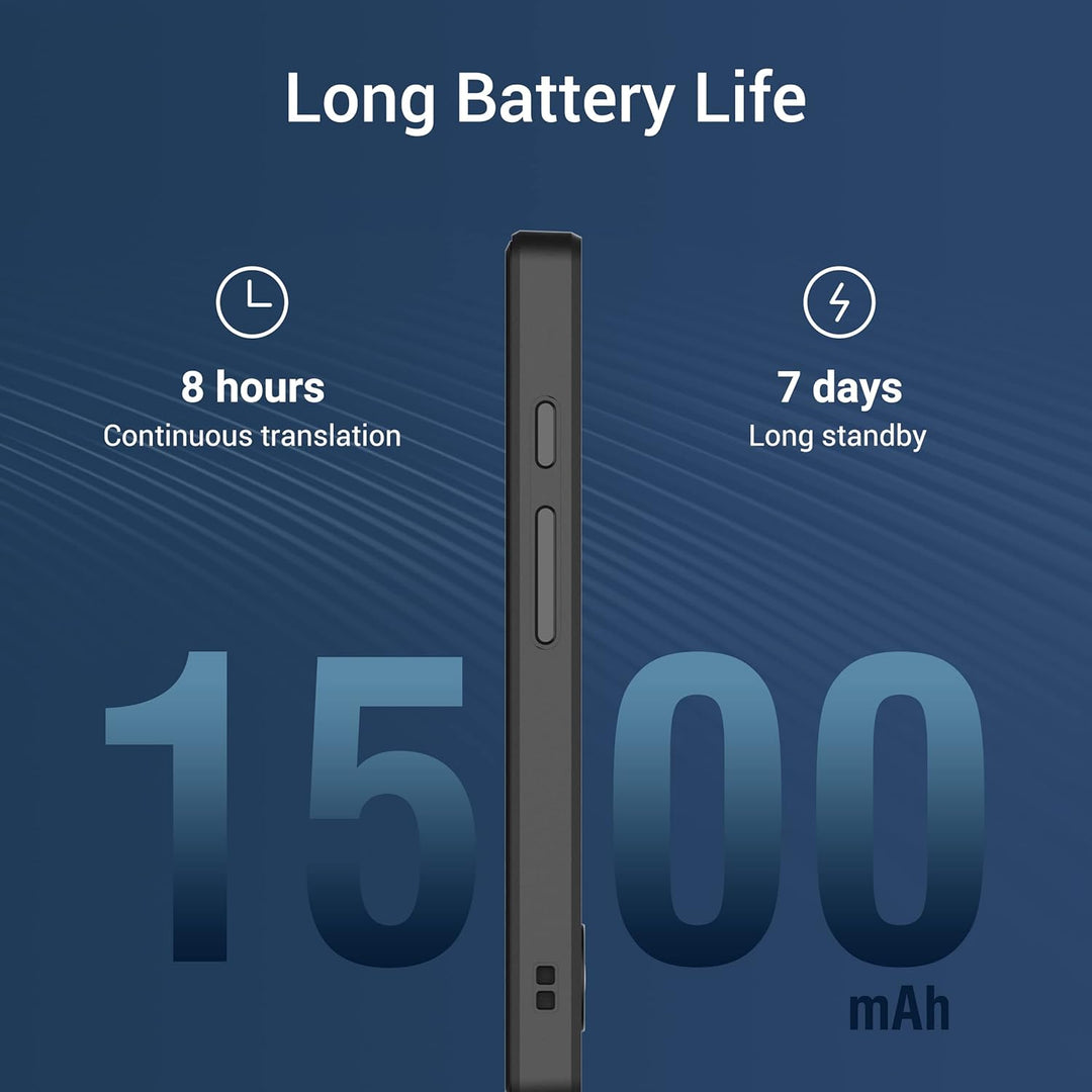 ANFIER Offline Sprachübersetzer [Neuester AI-Sprachübersetzer - W12] 144 Sprachen und Akzente mit 3,