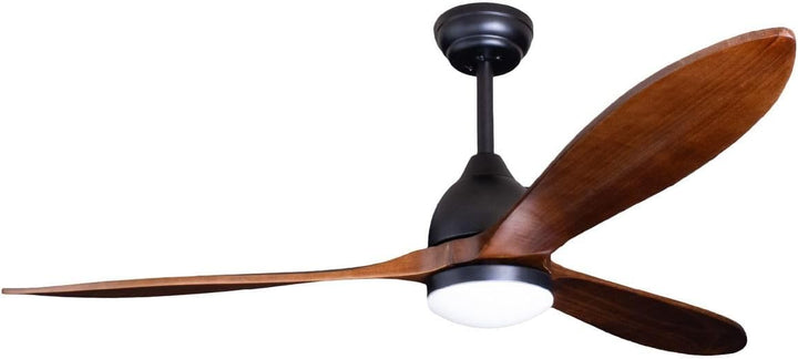 Eclipse Deckenventilator mit Beleuchtung, Leise mit 6 Windstufen, App und Fernbedienung, Sommer und