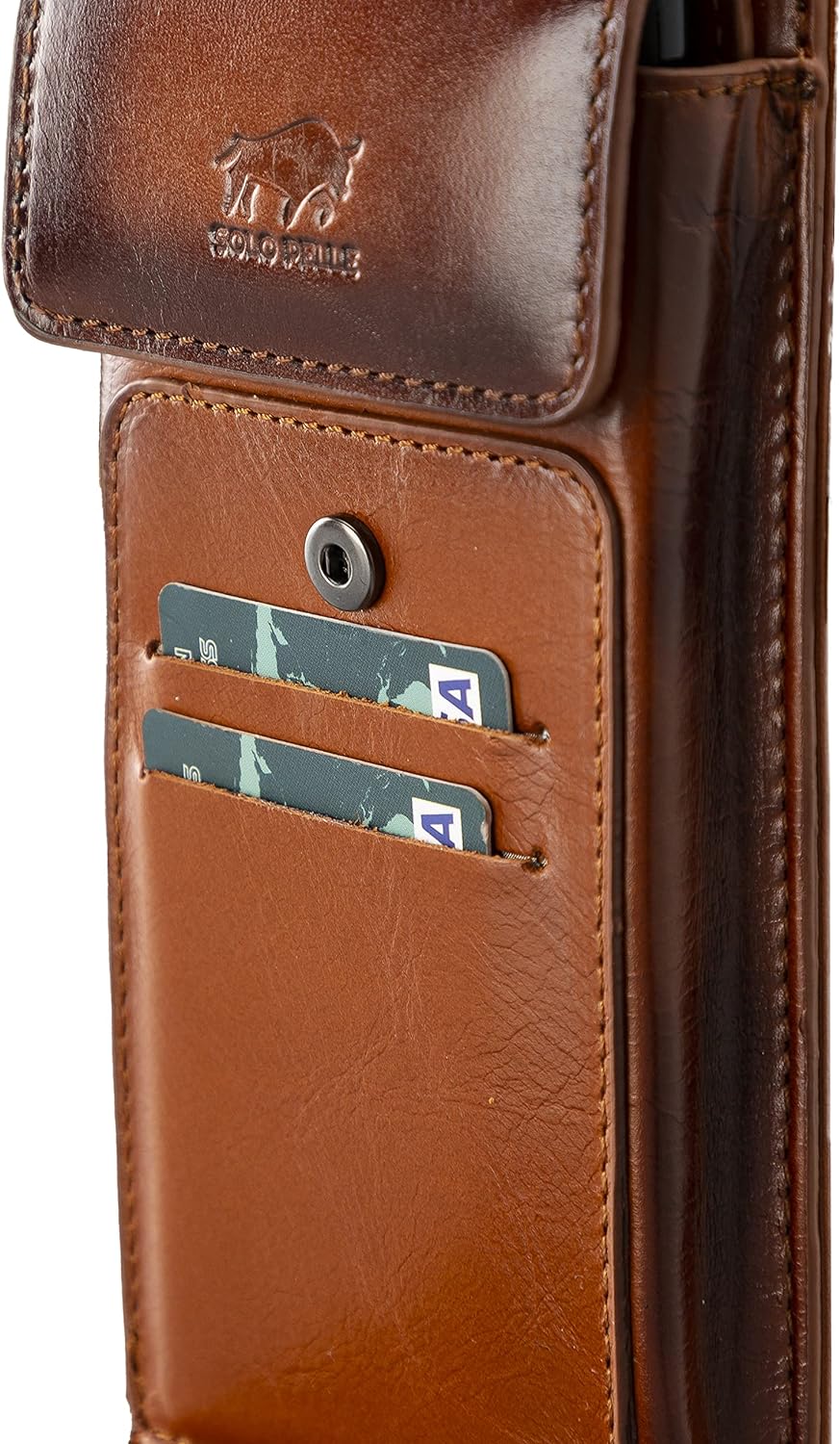 Solo Pelle Leder Telefonetui/Geldbörse/Reisetasche passend zu Allen Geräten bis 7 Zoll auch iPhone 1