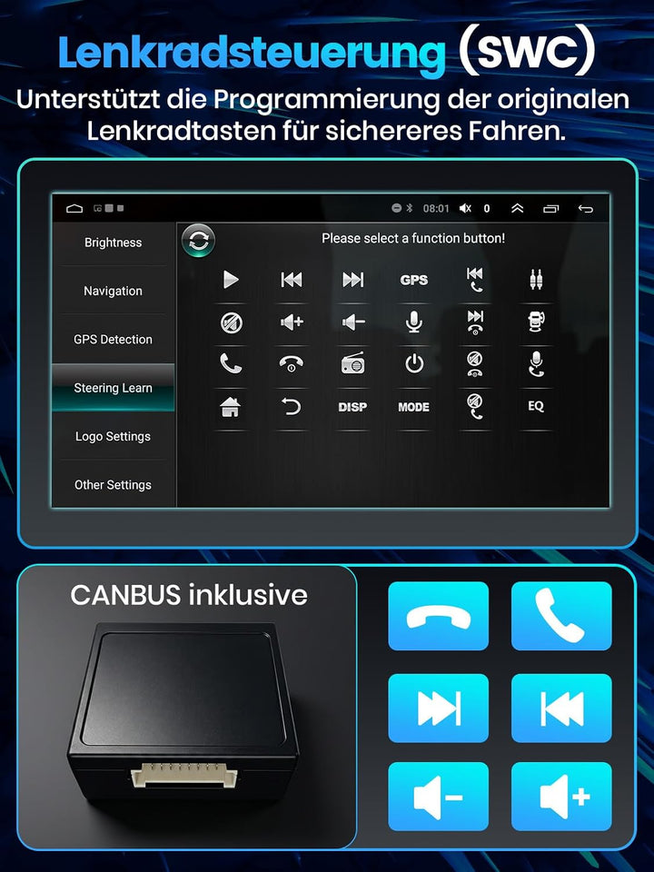9" Autoradio für Mercedes-Benz Vito Sprinter W906