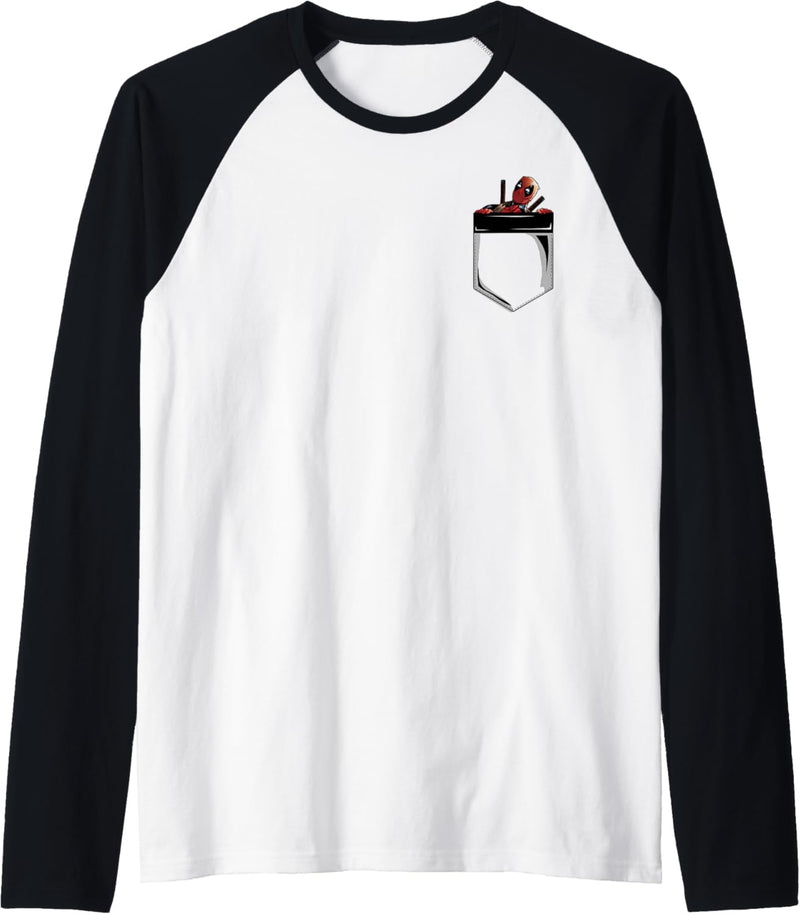 Marvel Deadpool Faux Pocket Raglan