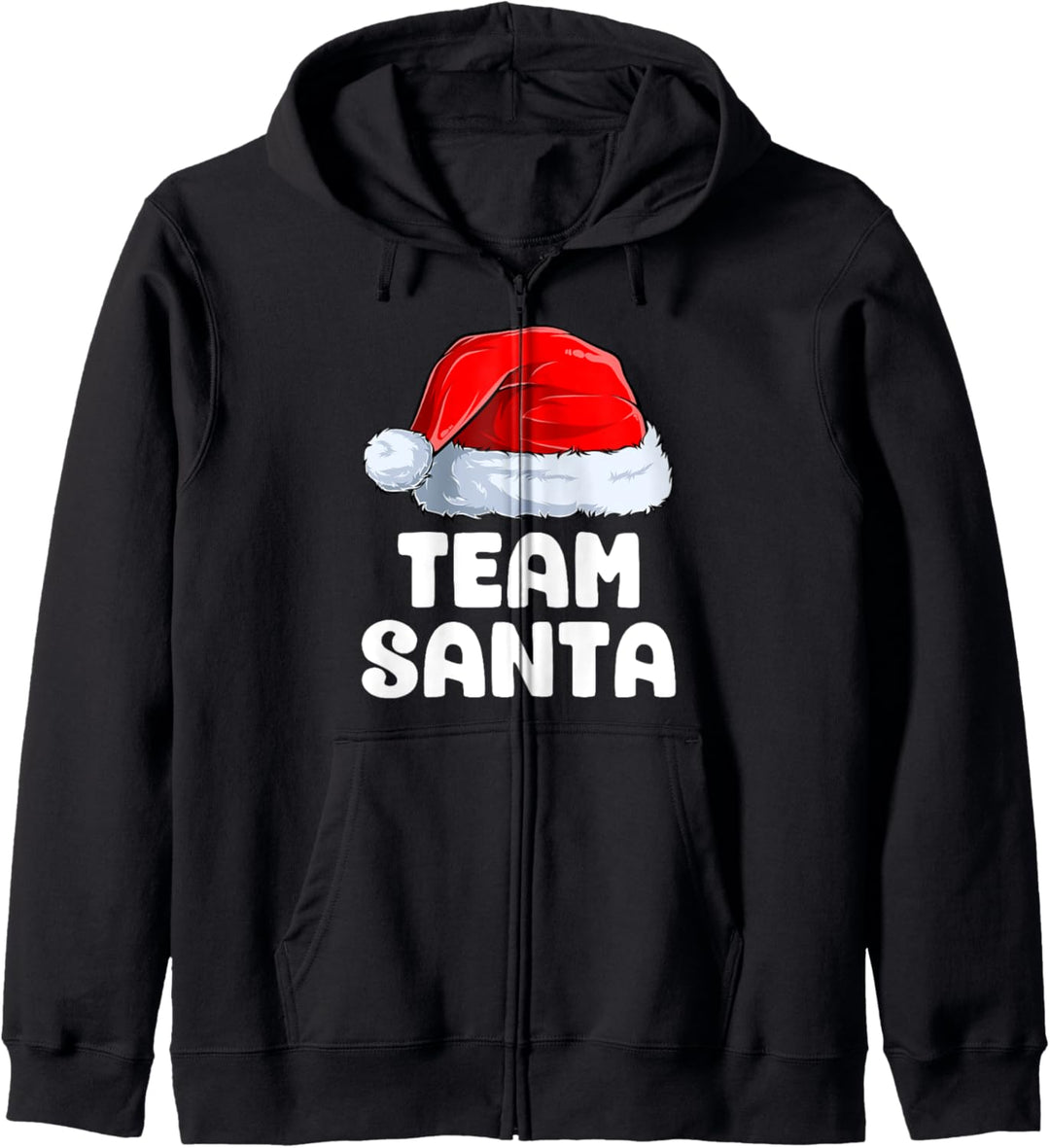 Team Santa Merry Xmas Lustiges passendes Weihnachtsfest für die ganze Familie Kapuzenjacke