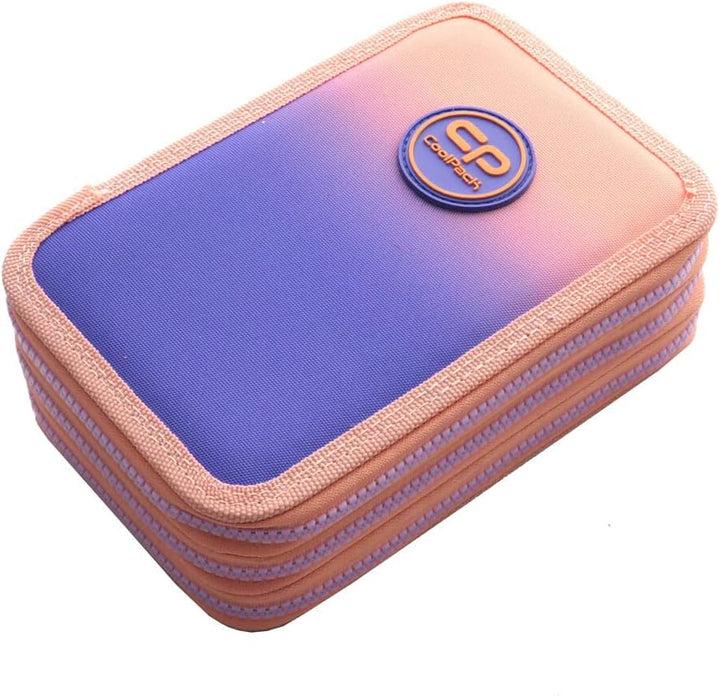 COOLPACK XXL Federtasche Federmappe 3-Fach Schulstiftetui, dreifaches Federmäppchen, Federmäppchen f