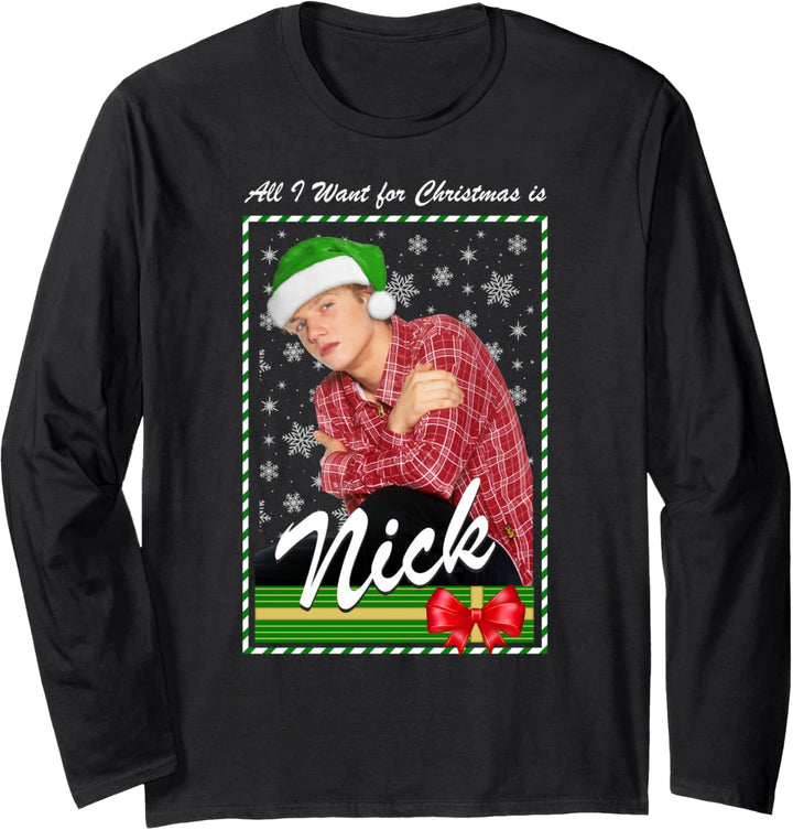 Backstreet Boys – Nick Holiday Langarmshirt