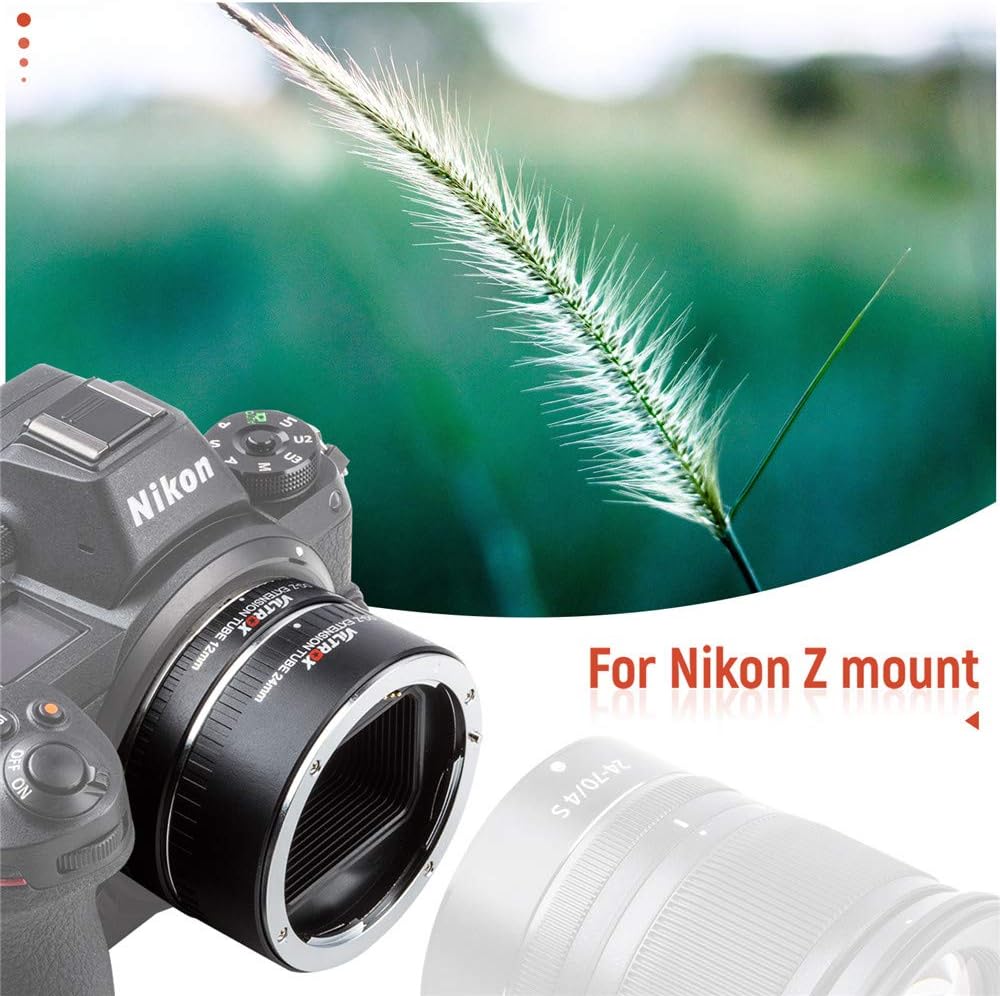 Viltrox DG-Z Autofokus Zwischenringe Makro Verlängerungsring-Set 12mm+24mm für Nikon Z-Mount Z6 Z7 Z