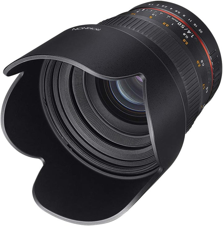 Rokinon 50 mm F1.4 Objektiv für Nikon Digital SLR, Nikon