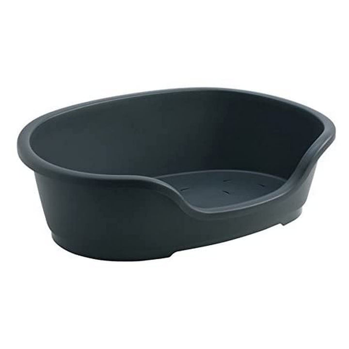 Karlie Haustierkorb Domus L: 80 cm B: 61 cm H: 26 cm schwarz 80 cm Innenfläche 80X61X24 cm Schwarz,