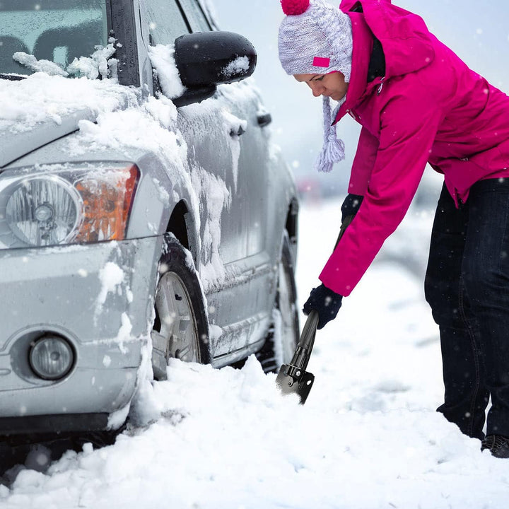 Semptec Urban Survival Technology Feuerstahl: 11in1-Multi-Werkzeug-Spaten zum Hacken, Sägen u.v.m. &