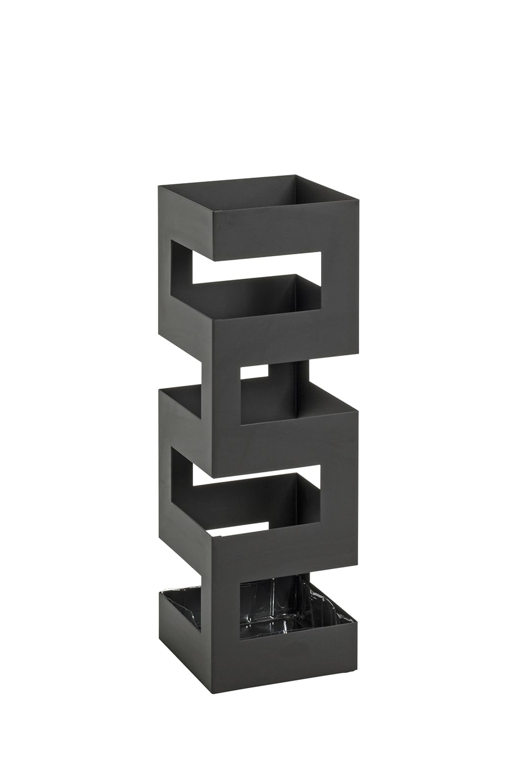 HAKU Möbel Schirmständer, Metall, schwarz, B 16 x T 16 x H 48 cm, Schwarz