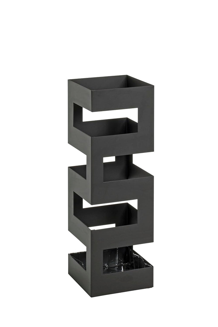 HAKU Möbel Schirmständer, Metall, schwarz, B 16 x T 16 x H 48 cm, Schwarz