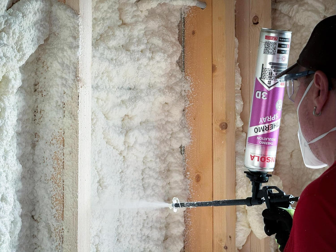 Thermo Spray 3D PU-Isolierschaum 12 x 850 ml – Effektive Sprühdämmung