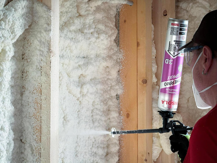 Thermo Spray 3D PU-Isolierschaum 12 x 850 ml – Effektive Sprühdämmung