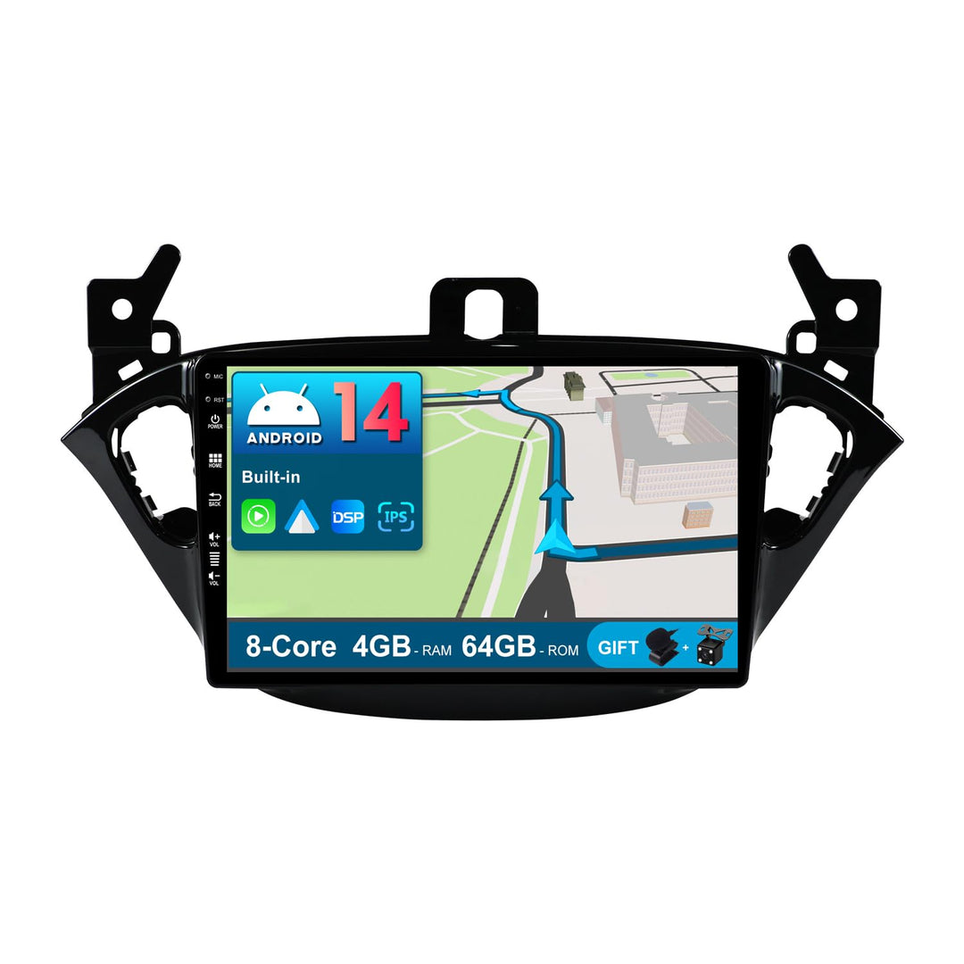 JOYX Android 12 IPS Autoradio Passt für Opel Corsa (2015-2019) / Adam (2013-2016) - [4G+64G] - Einge