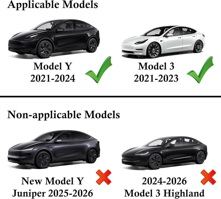 USB-Hub-Ladegerät für Tesla Model 3 2021-2023 & Model Y 2021-2024 mit Zwei 27W Type-C Schnelles Aufl