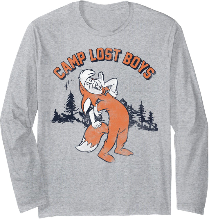 Disney Peter Pan Camp Lost Boys Logo Langarmshirt