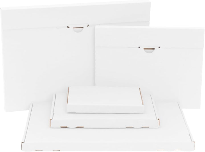 verpacking Grossbriefkartons 230 x 160 x 20 mm Weiss [Grösse und Stückzahl wählbar] DIN A5 GB-1 Gros