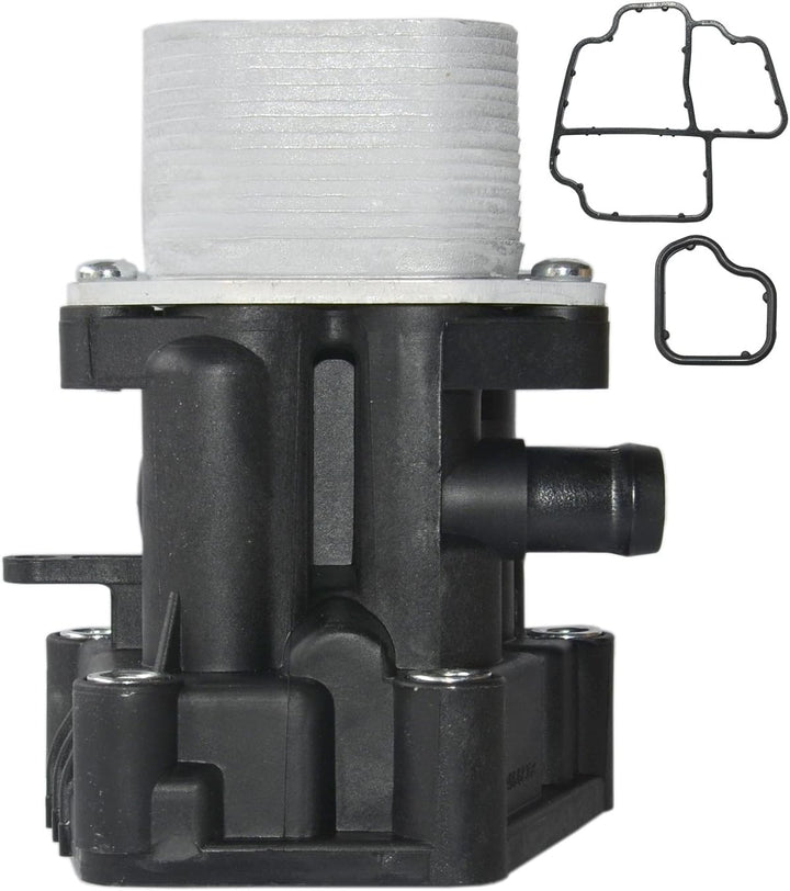 Huiruhy Ölfiltergehäuse Ölfilter Ölkühler Kompatibel mit A3 A4 A6 Q5 TT 1.6 2.0 TDI 03L115389G 03L11