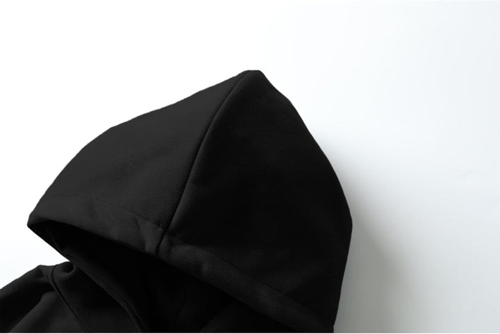 Herren-Kapuzenpullover, Kontrastfarbe, Patchwork, grosse Taschen S 23wy661black, S 23wy661black