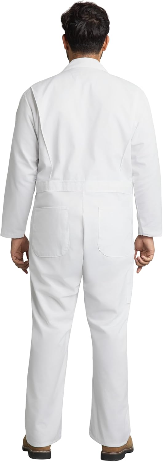 Red Kap Herren Twill-overall mit Rückenpartie Overall mit Twill XL Weiss, XL Weiß