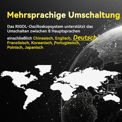RIGOL DS1102Z-E Digitaloszilloskop, 2 Kanäle, 100MHz, 1Gsa/s, 24Mpts, 30000wfms/s, freie Trigger und