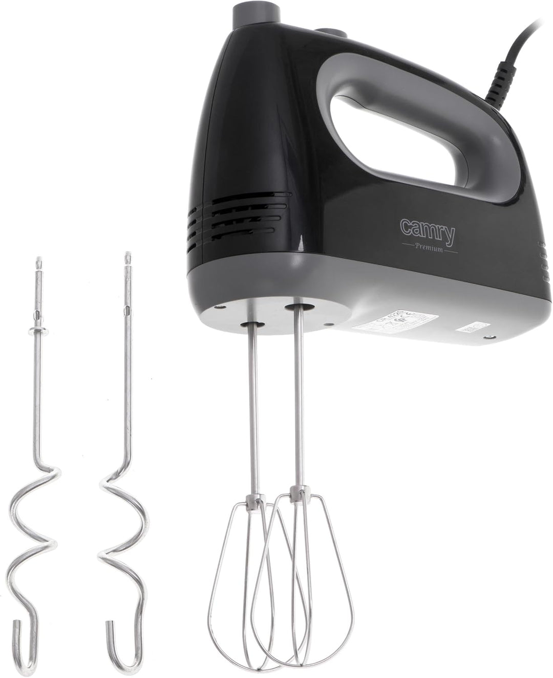 ADLER Camry Schwarz Handmixer, 750 W Leistung, Turbo-Funktion