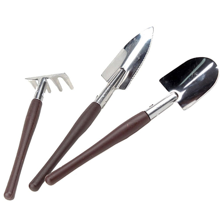 Hemoton 3-teilig Gartenwerkzeug Set Mini Harke für Blumentopf Handheld-Garten-Werkzeug-Set, Mini-Har