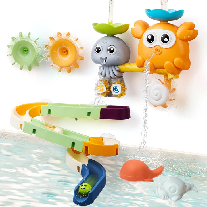OR OR TU Badewannenspielzeug Badespielzeug Baby, Wasserspielzeug Kinder Saugnapf Spielzeug Baby Murm
