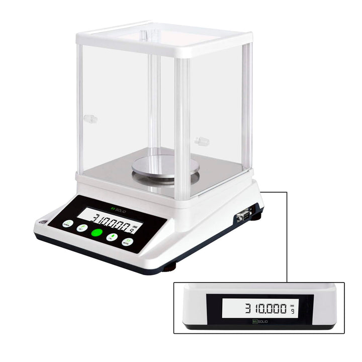 U.S. SOLID 0,001 g Präzisionswaage - Digitale analytische Lab-Waage - Elektronische Präzisionswaage