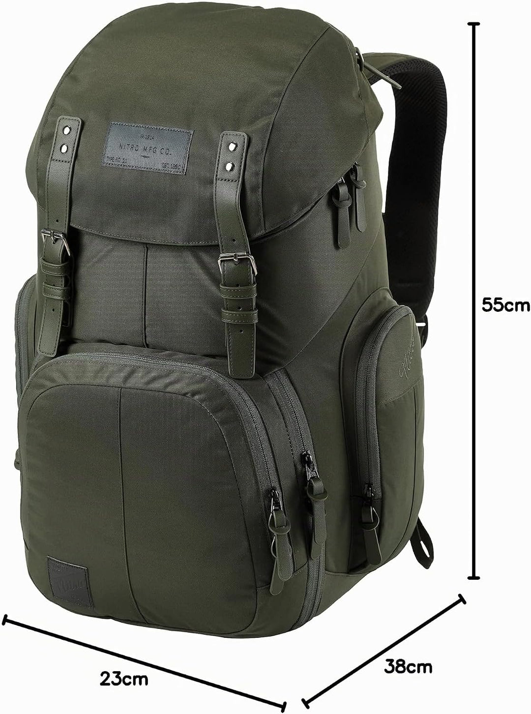 Nitro Weekender Alltagsrucksack mit gepolstertem Laptopfach, Schulrucksack, Wanderrucksack inkl. Nas