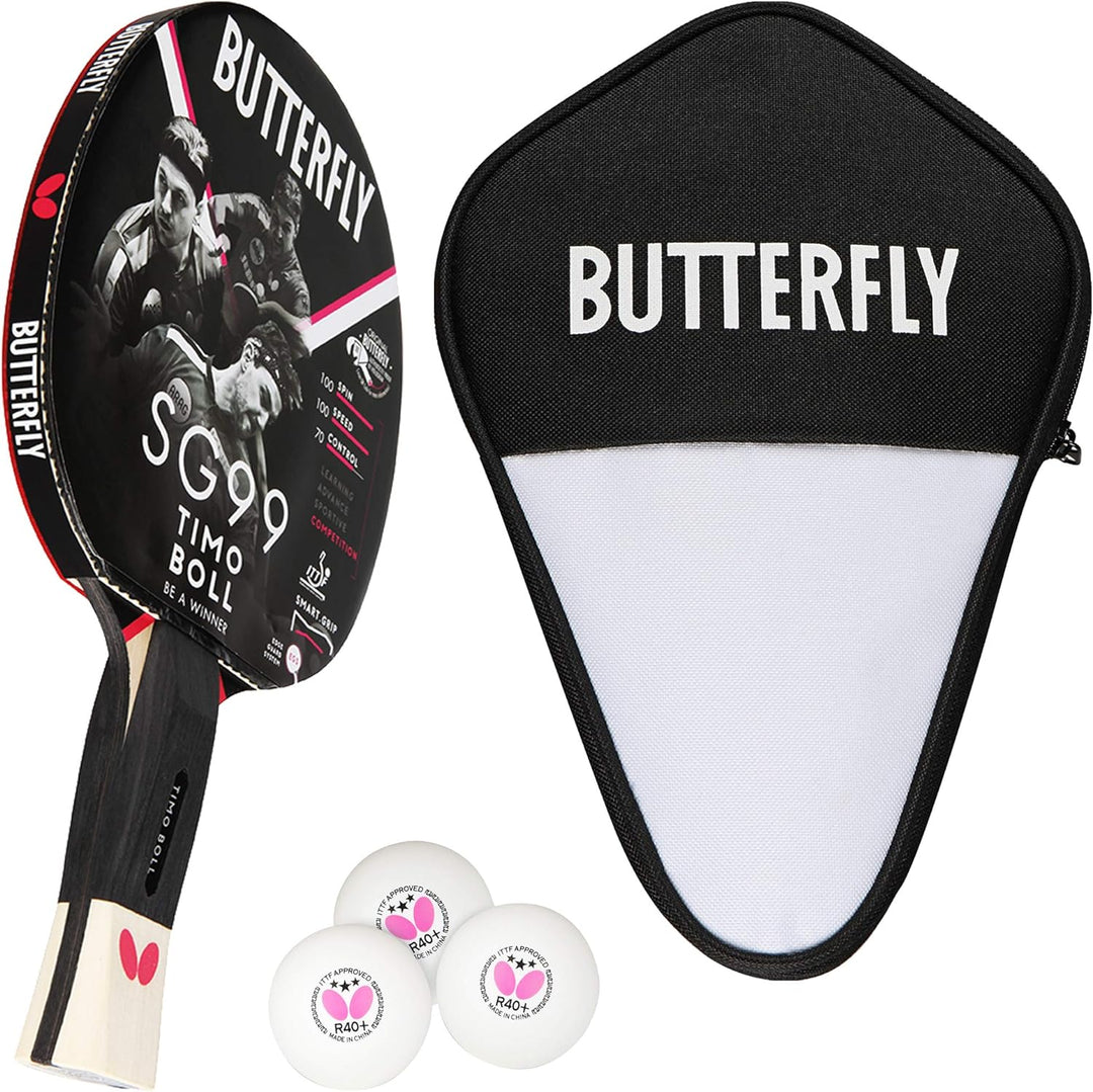 Butterfly® Timo Boll SG99 Tischtennisschläger | Tischtennis Racket Bat Profi & Wettkampf |  taktisch