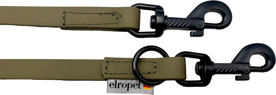 Biothane Hundeleine schwarzer Haken verstellbar für kleine Hunde/grosse Hunde 2m / 2,40m / 2,80m / 3