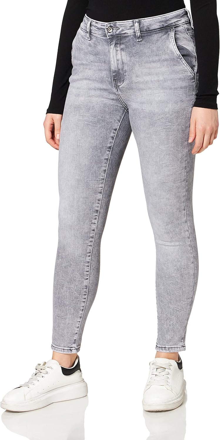 ONLY Damen Jeans XS / 32L Grey Denim, XS / 32L Grey Denim