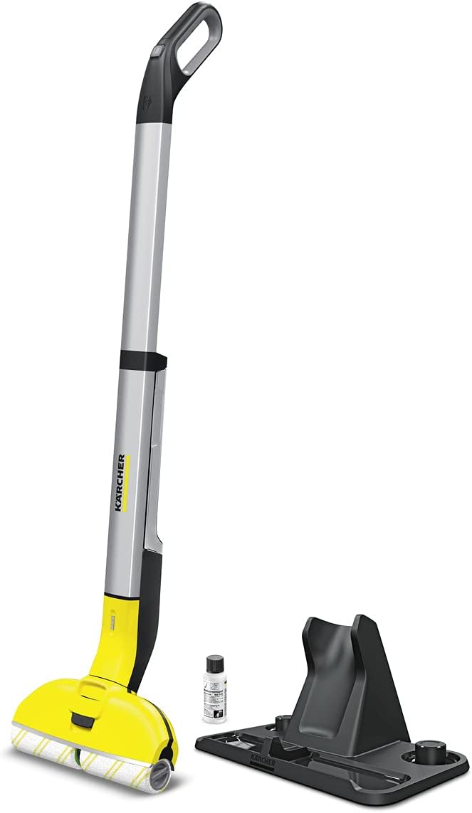 Kärcher Elektrischer Wischmopp EWM 2 – elektrischer und kabelloser Bodenreiniger für 60 qm – für eff