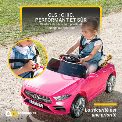 Actionbikes Motors Kinder Elektroauto Mercedes Benz CLS 350 - Lizenziert - Rc 2,4 Ghz Fernbedienung