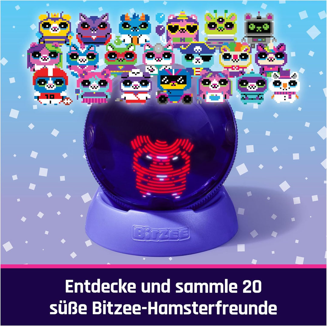 Bitzee Hamsterball - interaktives Spielzeug mit über 20 virtuellen Hamstern zum Rollen und Spielen,