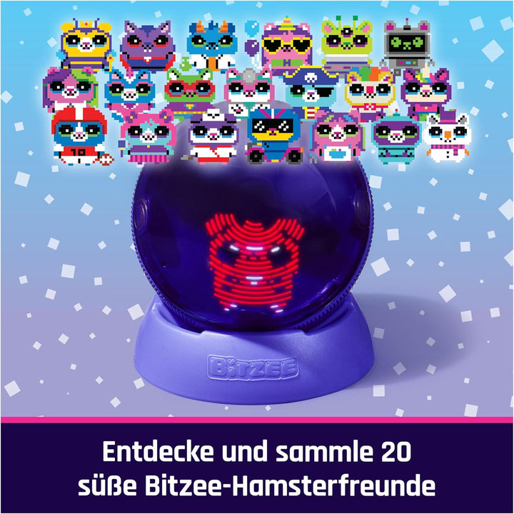 Bitzee Hamsterball - interaktives Spielzeug mit über 20 virtuellen Hamstern zum Rollen und Spielen,