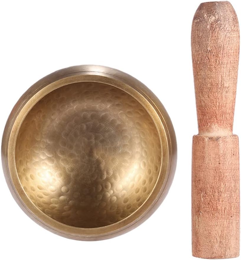 Klangschalen Tibetische Klangschale 3-Zoll Singing Bowl für Yoga Meditation Entspannung,Stress und A