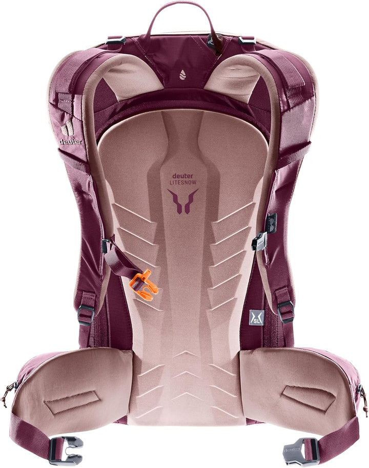 deuter Freerider 28 SL leichter Skirucksack für Damen Ashrose-cassis, Ashrose-cassis