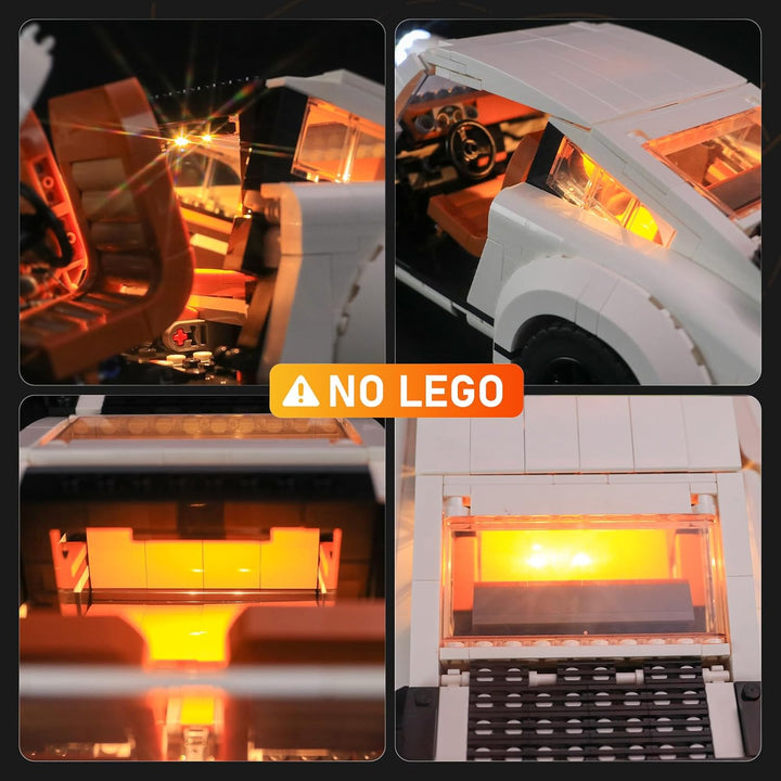 LIGHTAILING Licht-Set Für (Creator Expert Porsche 911) Modell - LED Licht-Set Kompatibel Mit Lego 10