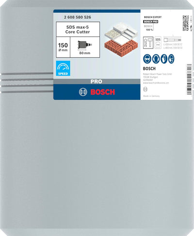 Bosch Accessories Bosch Professional Hohl-Bohrkrone SDS-max-9 Core Cutter zweiteilig mit Gewinde (Ø