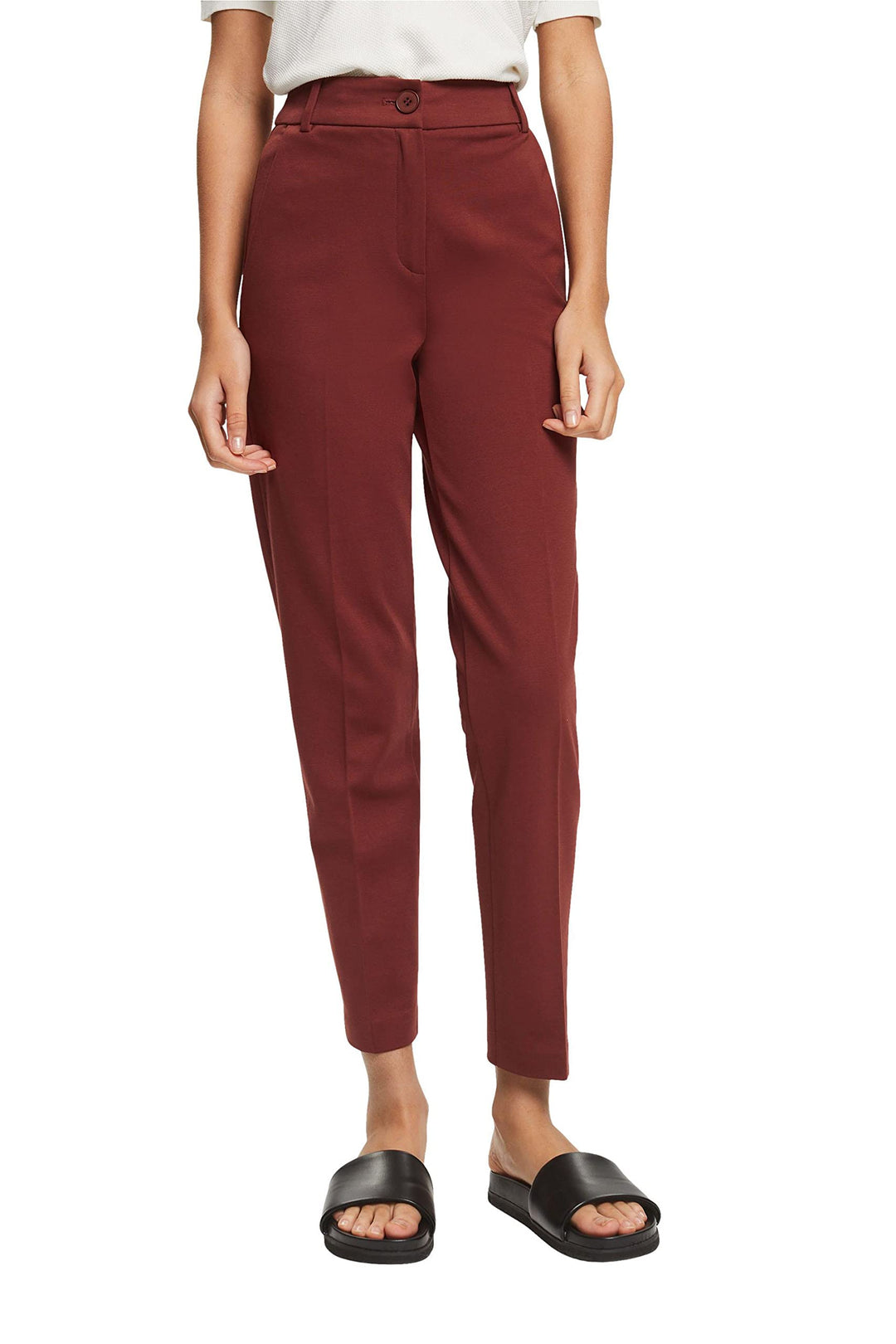 ESPRIT Damen Hose, 220/Rust Brown