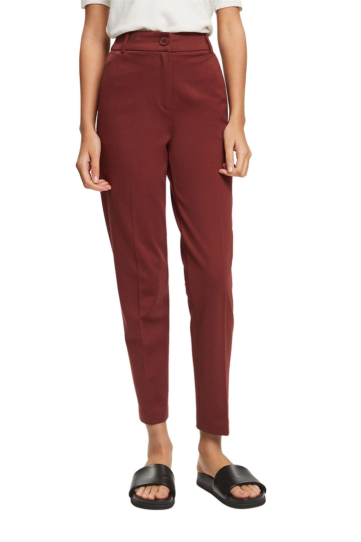 ESPRIT Damen Hose, 220/Rust Brown