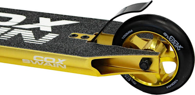 Cox Swain Stunt Scooter X-385, SCS-Kompression, CNC Fork, 100mm PU/Alu Rollen, ABEC 9, Kinder + Erwa