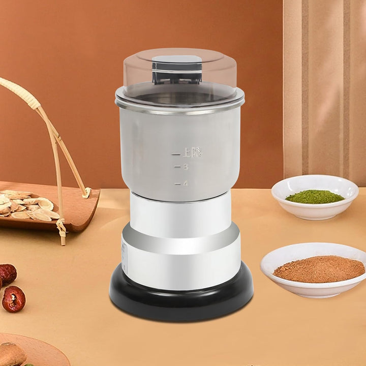 Getreidemühle Multifunktionale Elektrische Kaffeemühle 500ml Gewürzmühle Elektrisch Edelstahl Mahlma