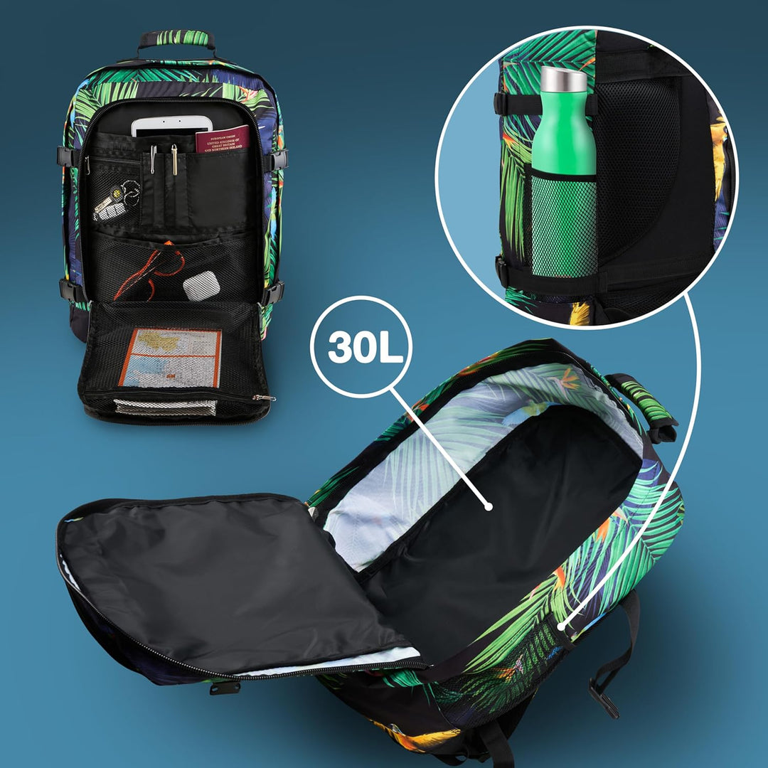 Cabin Max Metz Handgepäck Rucksack - Flugzeug Handgepäck für Alle Grossen Airlines - Ideales Cabin B