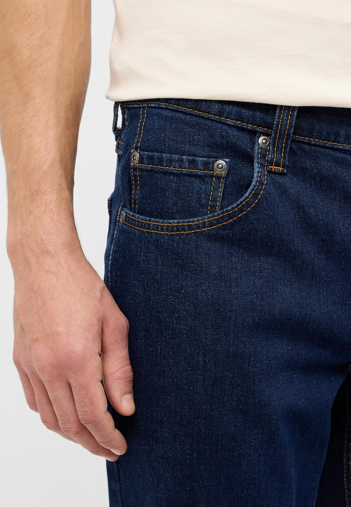 MUSTANG Herren Jeans Big Sur Regular Fit Jeanshose Hose Denim Stretch Baumwolle Schwarz Blau Denim B